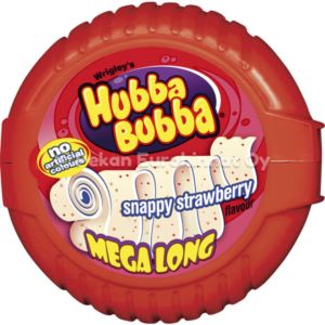 Hubba Bubba Mega Long Strawberry 12x56g
