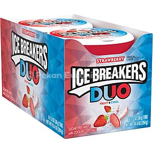 Ice Breakers Duo Mint Strawberry 8x36g