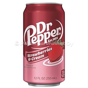 Dr.Pepper Strawberries&Cream 12x355ml+pantit