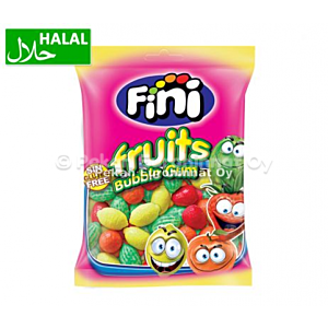 Fini Fruits Bubble Gum 12x75g