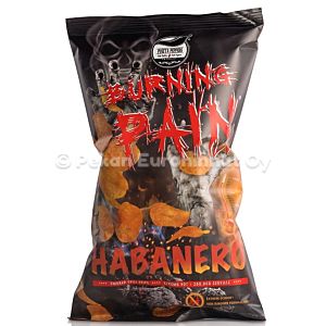 Burning Pain Habanero Chips 16x80g