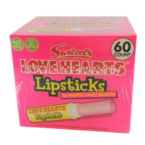 Love hearts lipsticks 60x6g