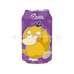 QDOL Pokemon Psyduck Grape Sparkling Water 24x330ml