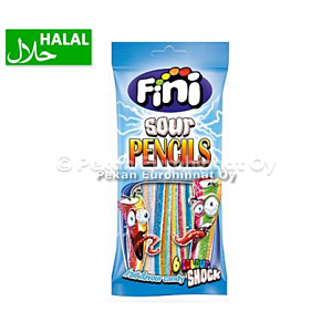 Fini Sour Rainbow pencils  12x75g