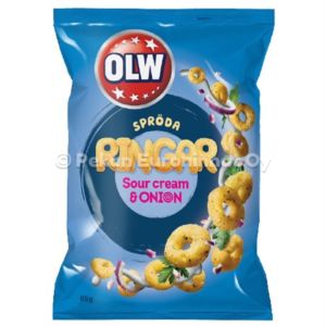 OLW Ringar Sour&Onion 24x85g