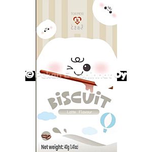 Tokimeki Biscuit Stick Latte 40x40g