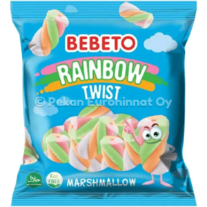 Bebeto Rainbow Twist Marshmallow  12x60g